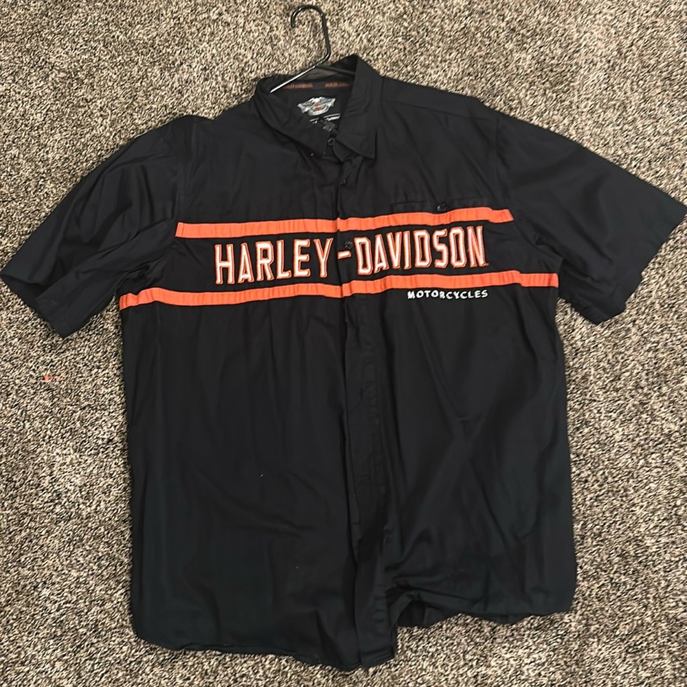 Men’s Harley Davidson button up